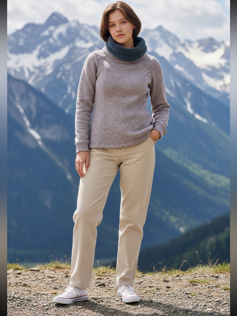 COLUMBIA fleece pullover